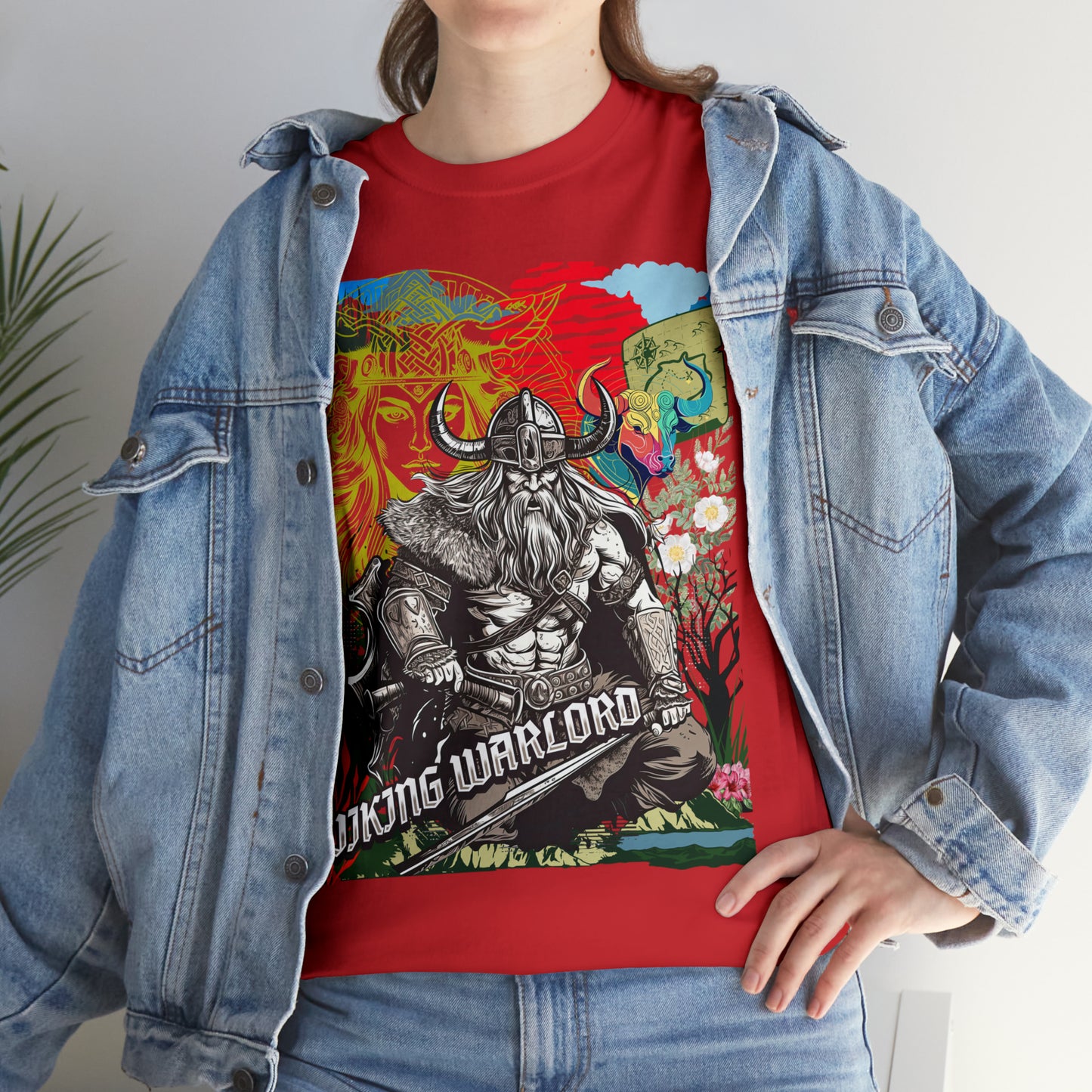 Unisex Heavy Cotton Tee  VIKING WARLORD