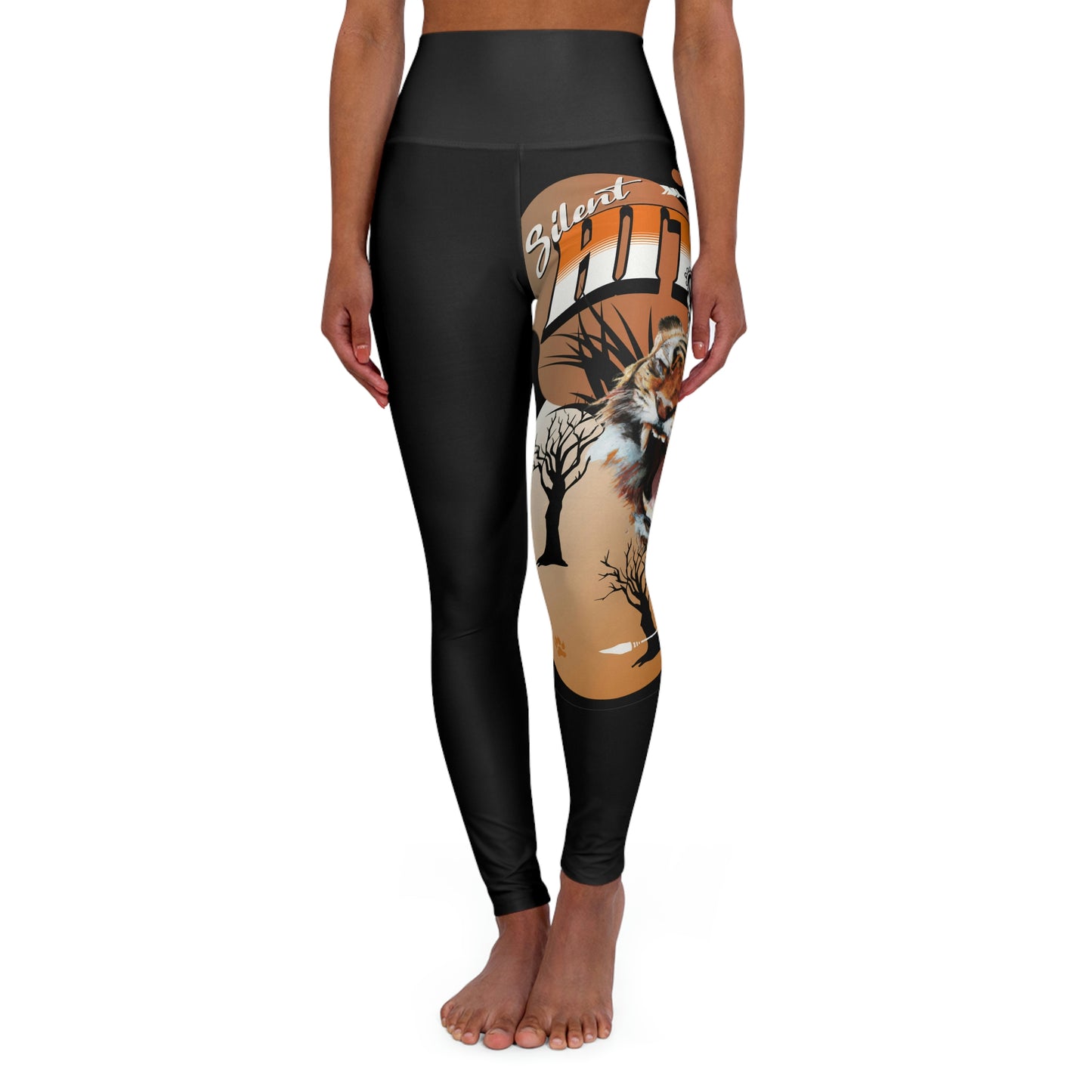 High Waisted Yoga Leggings (AOP)