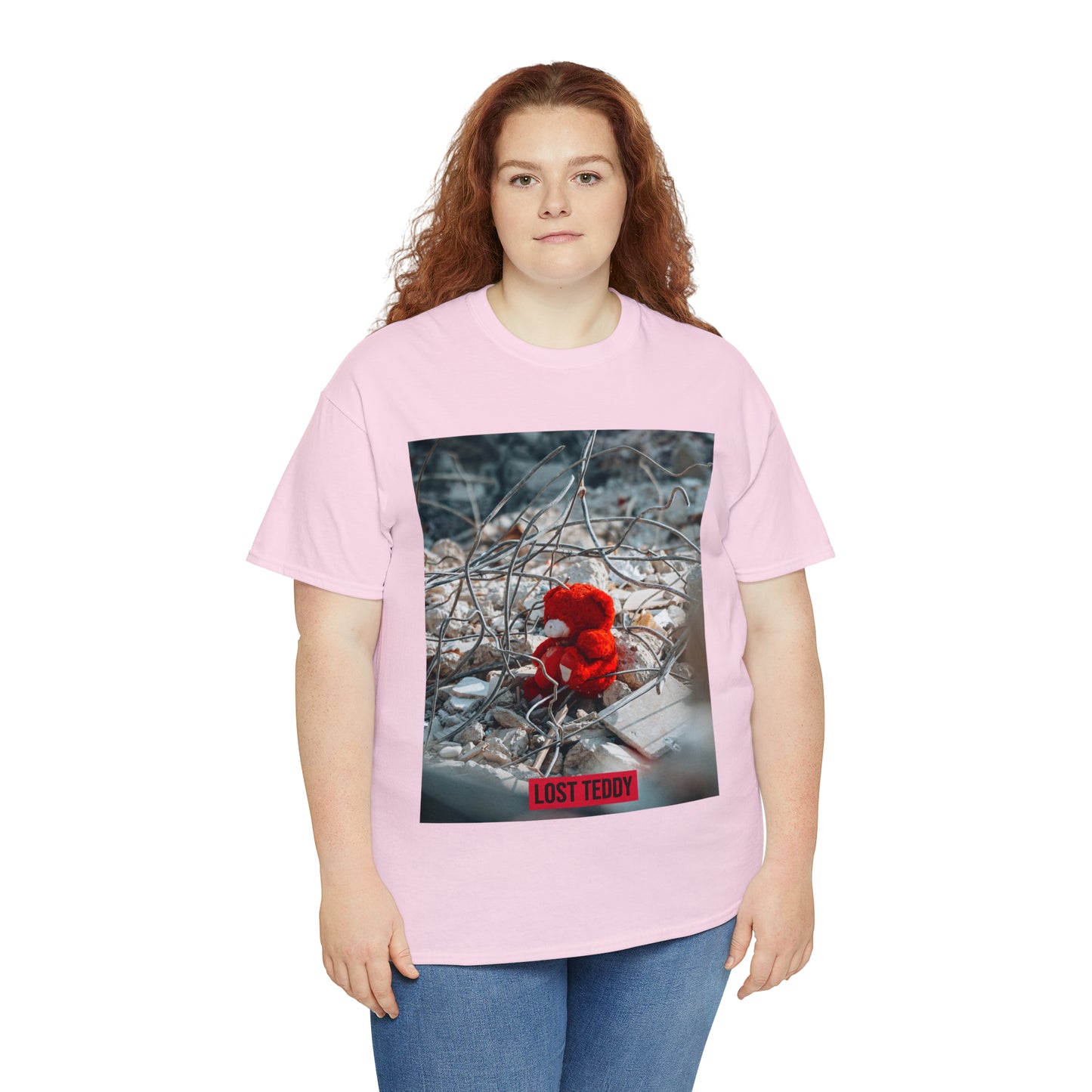 Unisex Heavy Cotton Tee Lost Teddy