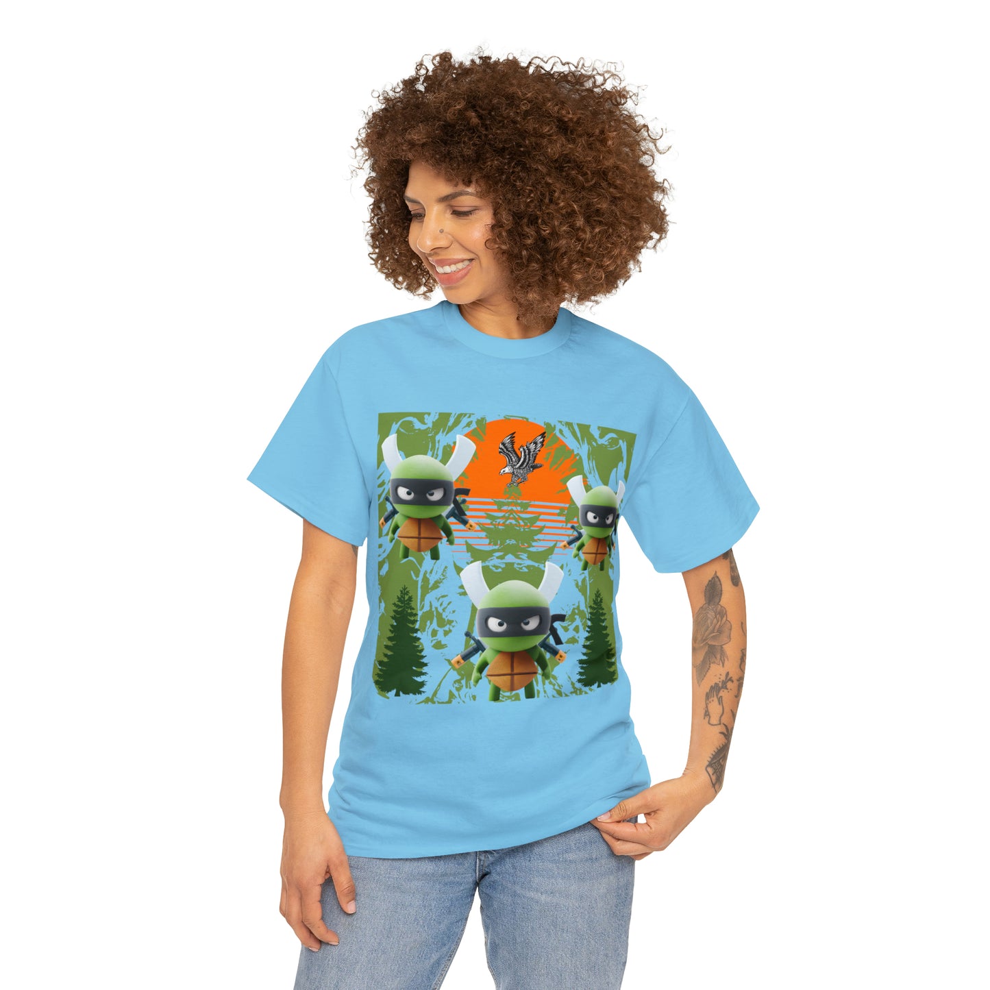 Unisex Heavy Cotton Tee The return of the three ninjas