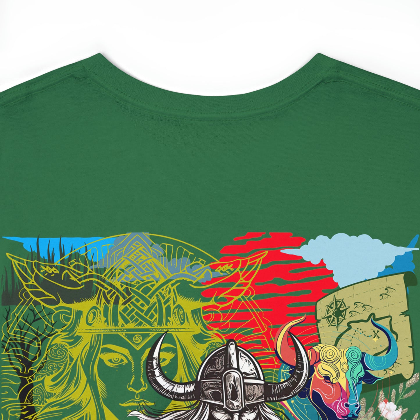 Unisex Heavy Cotton Tee  VIKING WARLORD