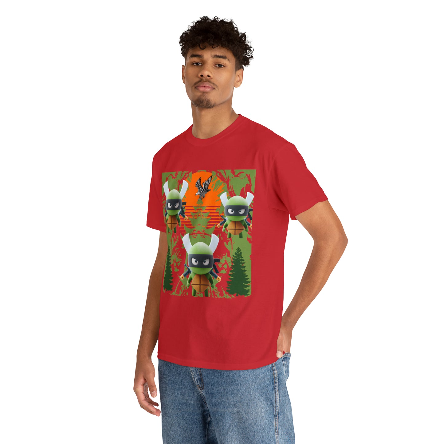 Unisex Heavy Cotton Tee The return of the three ninjas