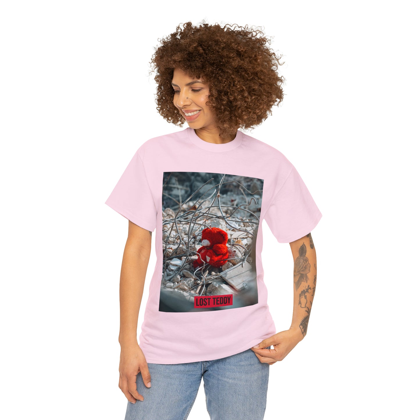 Unisex Heavy Cotton Tee Lost Teddy