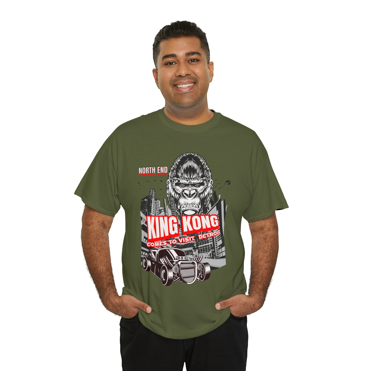 Unisex Heavy Cotton Tee NORTH END KONG