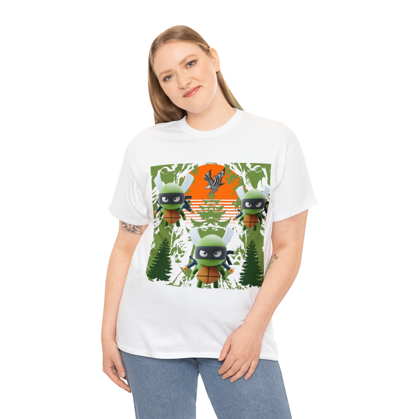 Unisex Heavy Cotton Tee The return of the three ninjas