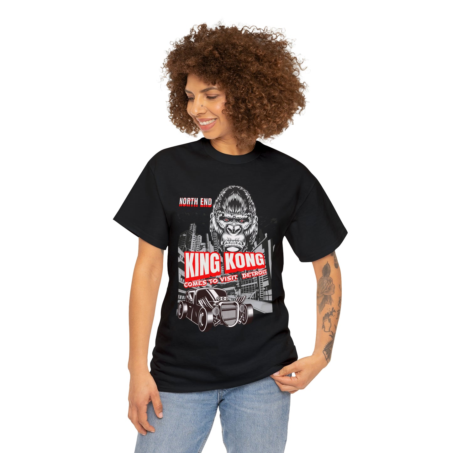 Unisex Heavy Cotton Tee NORTH END KONG