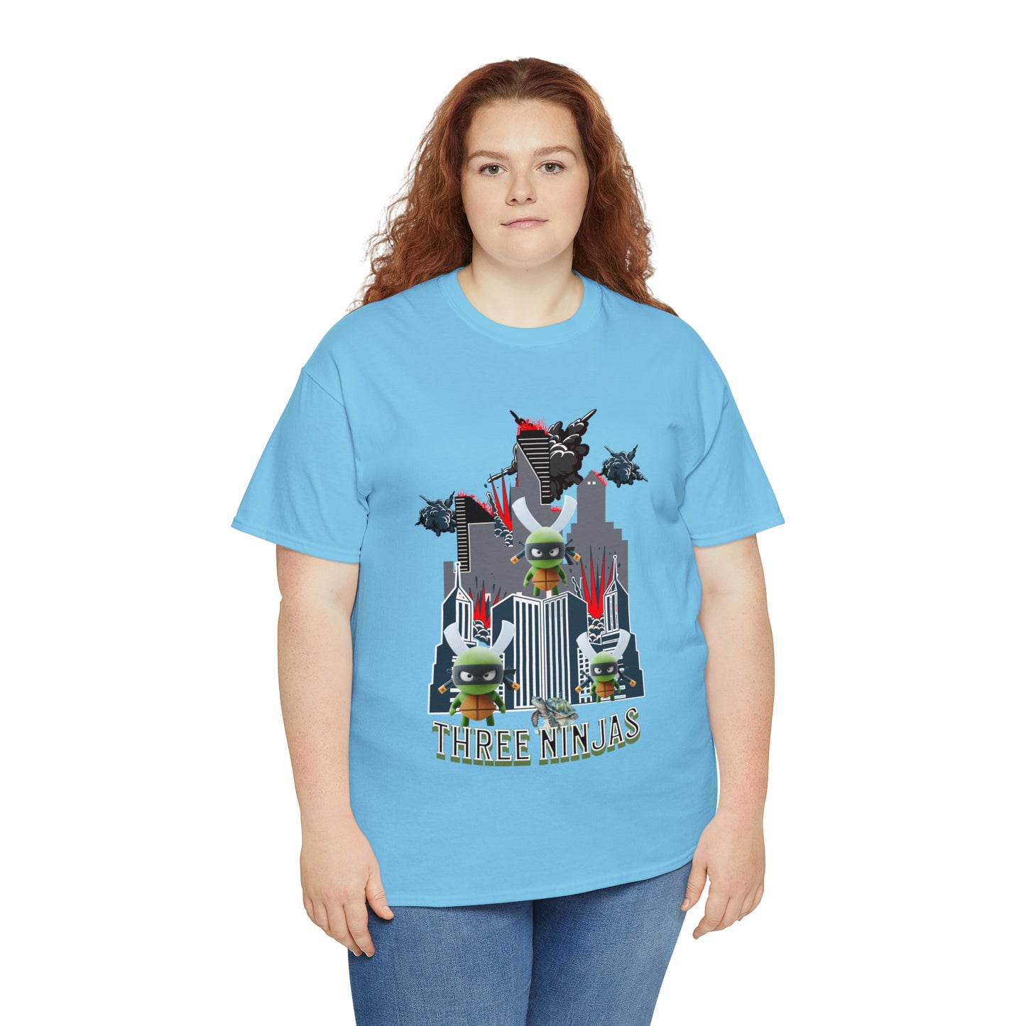 Unisex Heavy Cotton Tee  Three Ninjas