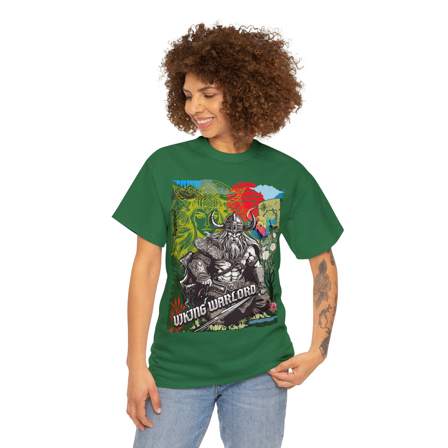 Unisex Heavy Cotton Tee  VIKING WARLORD