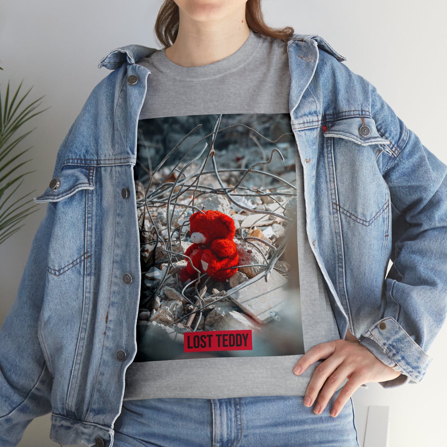 Unisex Heavy Cotton Tee Lost Teddy