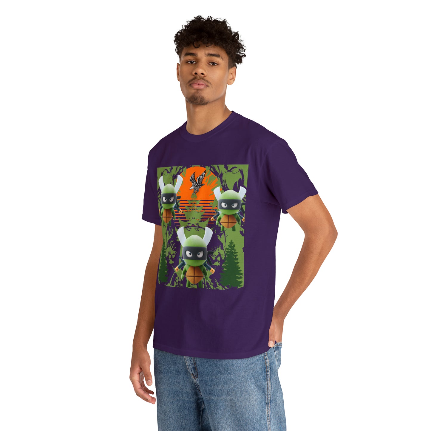Unisex Heavy Cotton Tee The return of the three ninjas