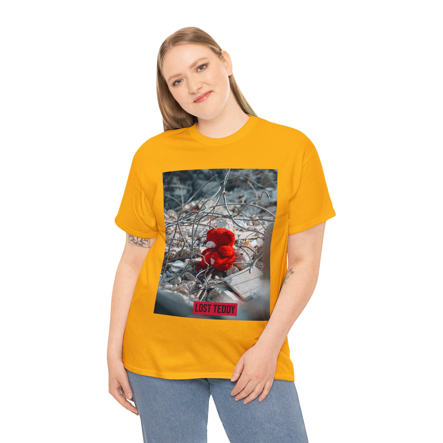 Unisex Heavy Cotton Tee Lost Teddy
