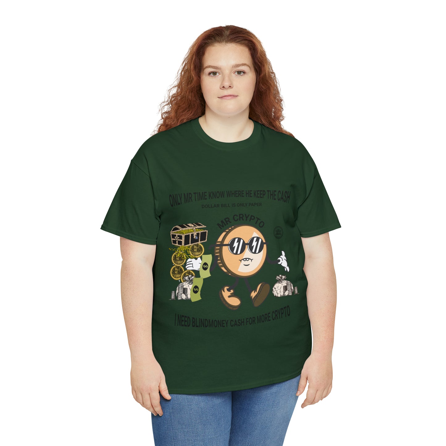 Unisex Heavy Cotton Tee  MR CRYPTO