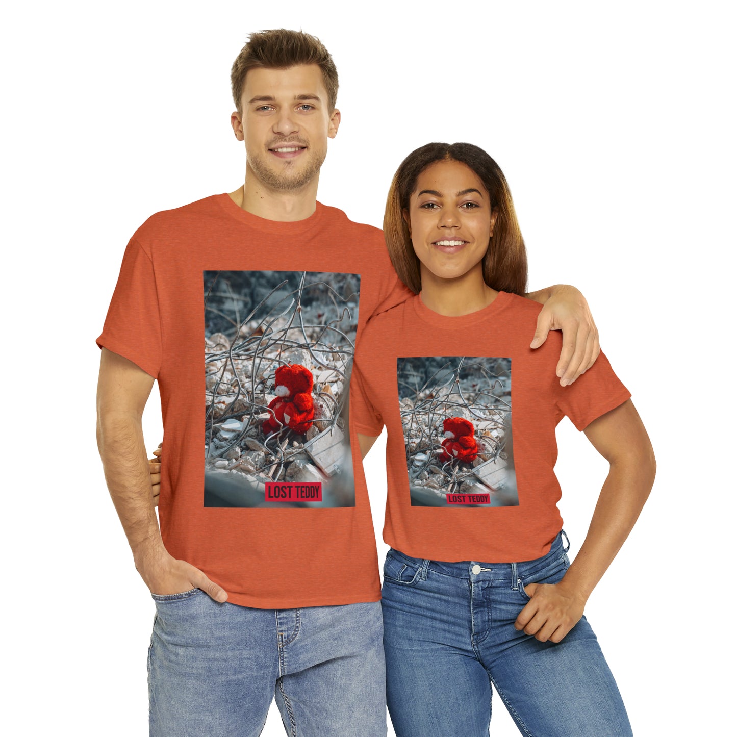 Unisex Heavy Cotton Tee Lost Teddy