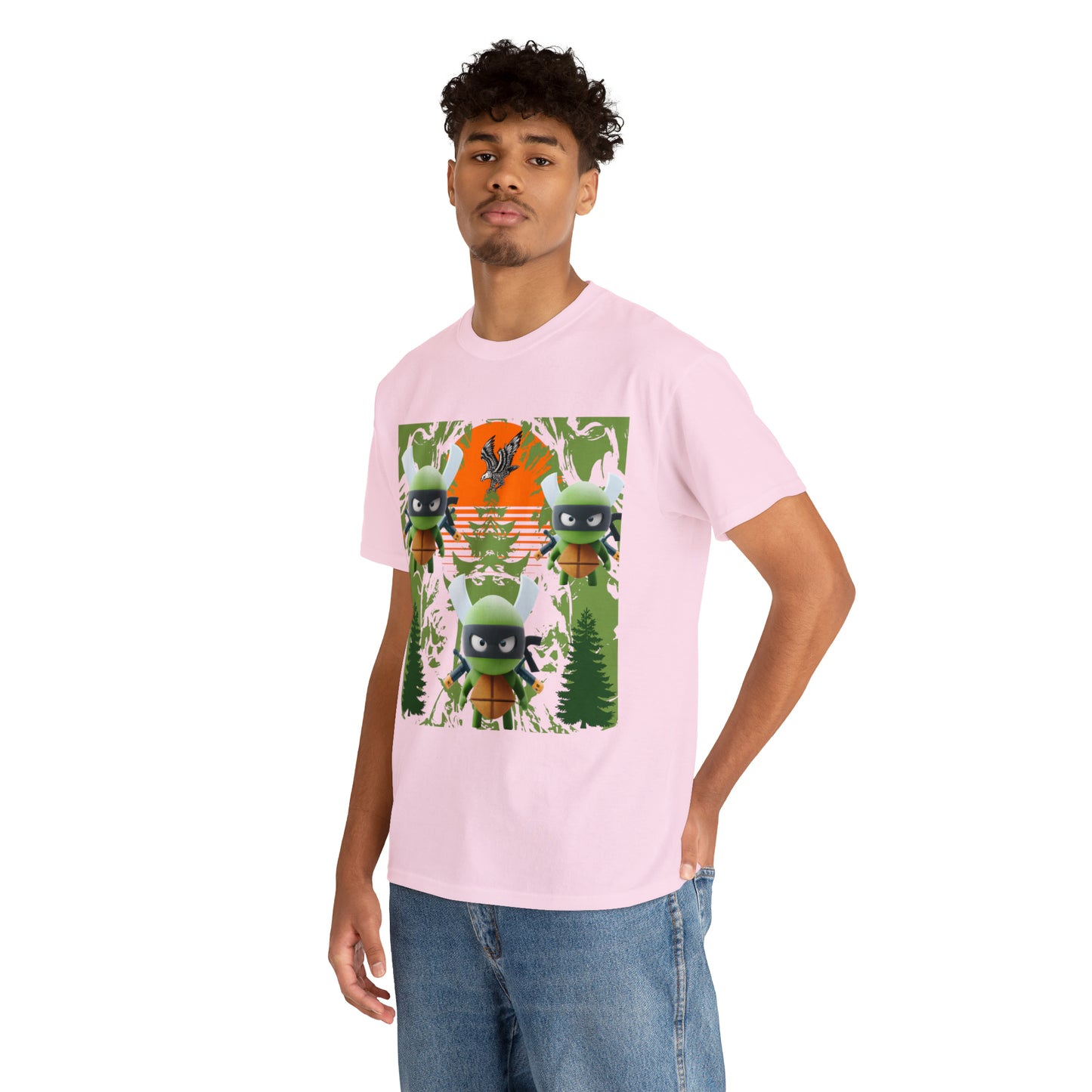 Unisex Heavy Cotton Tee The return of the three ninjas