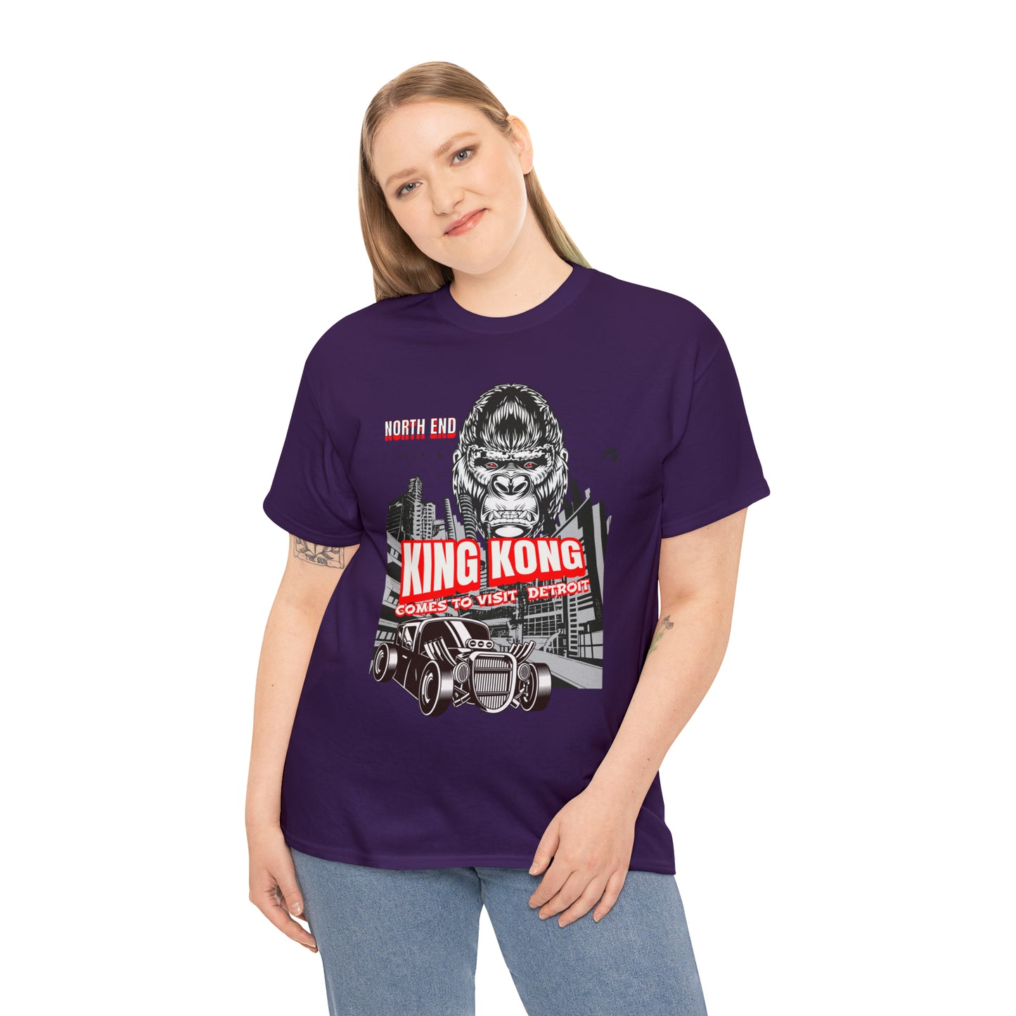 Unisex Heavy Cotton Tee NORTH END KONG