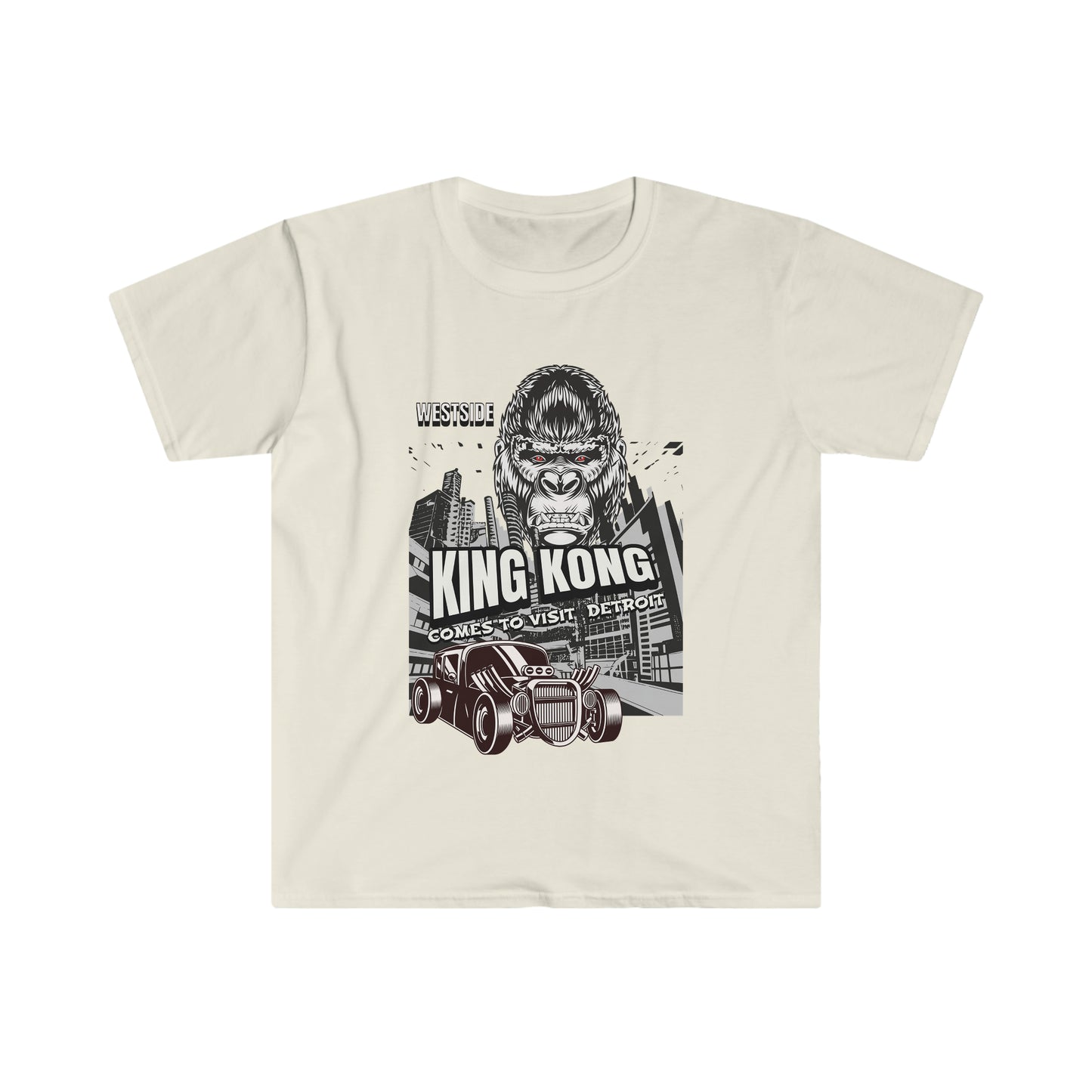 Unisex Softstyle T-Shirt KING KONG WHT