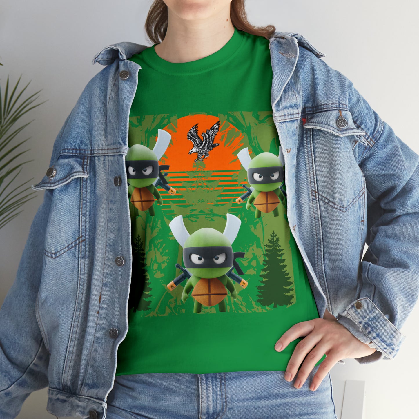 Unisex Heavy Cotton Tee The return of the three ninjas