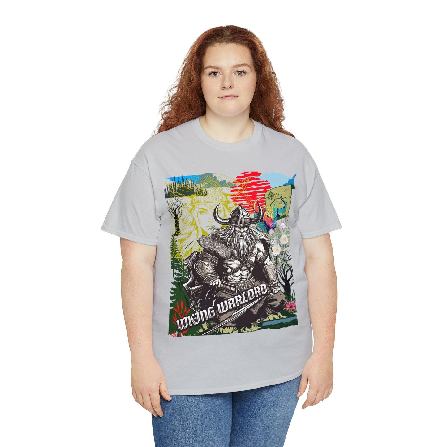 Unisex Heavy Cotton Tee  VIKING WARLORD
