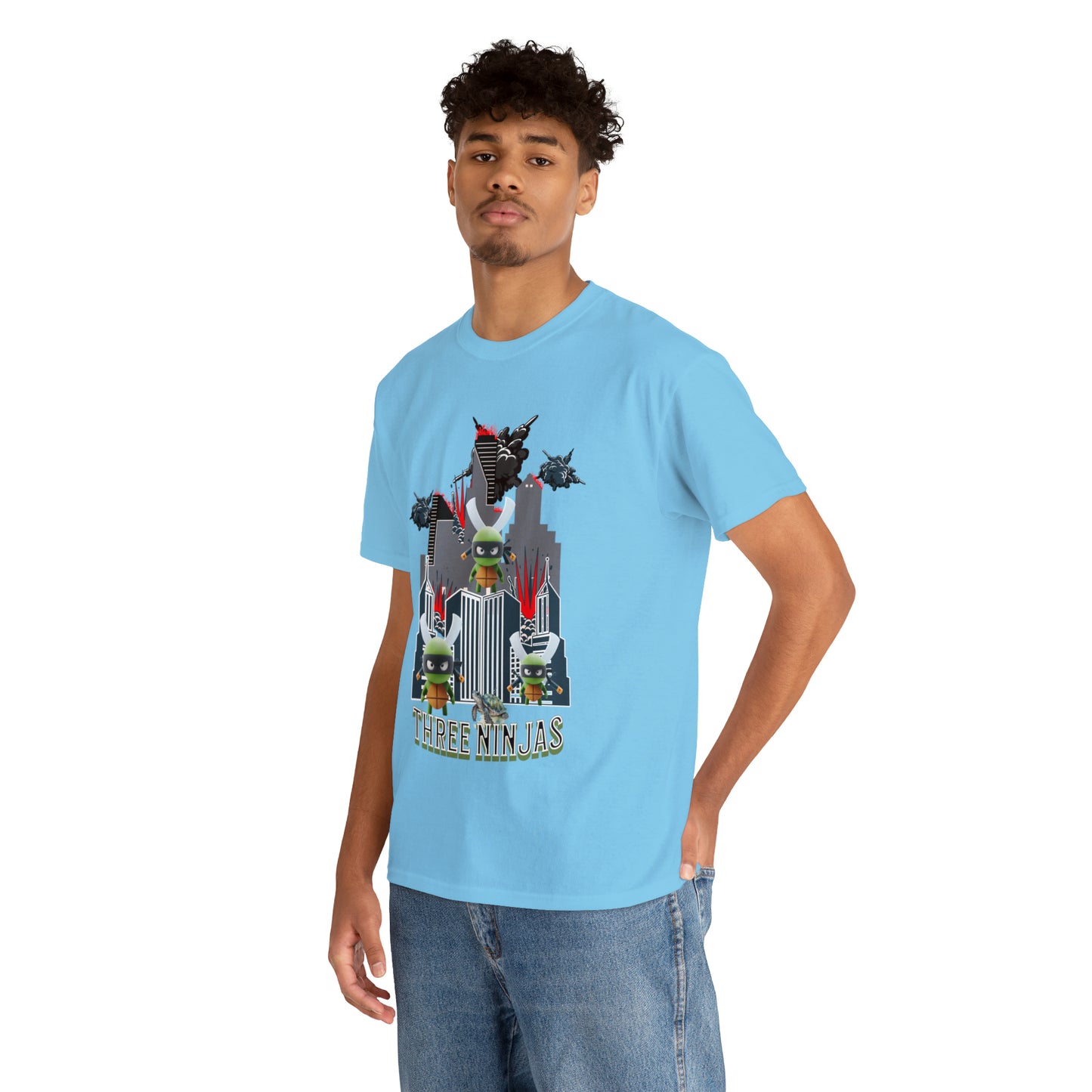 Unisex Heavy Cotton Tee  Three Ninjas