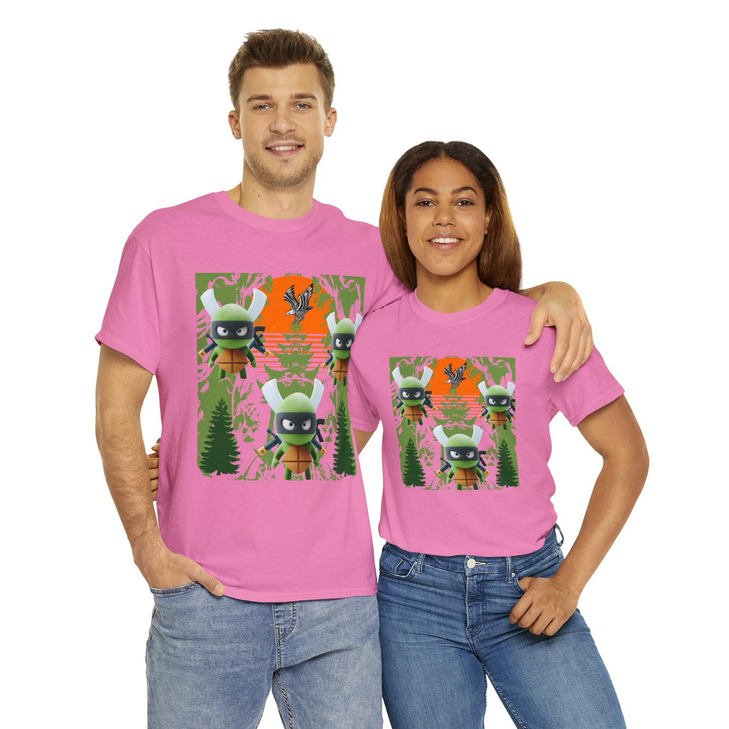 Unisex Heavy Cotton Tee The return of the three ninjas