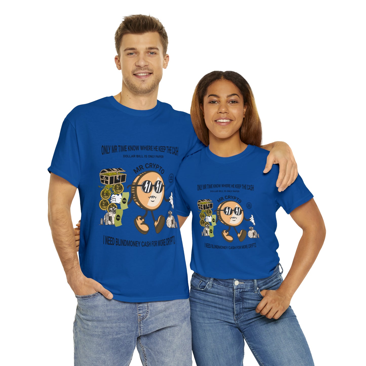 Unisex Heavy Cotton Tee  MR CRYPTO
