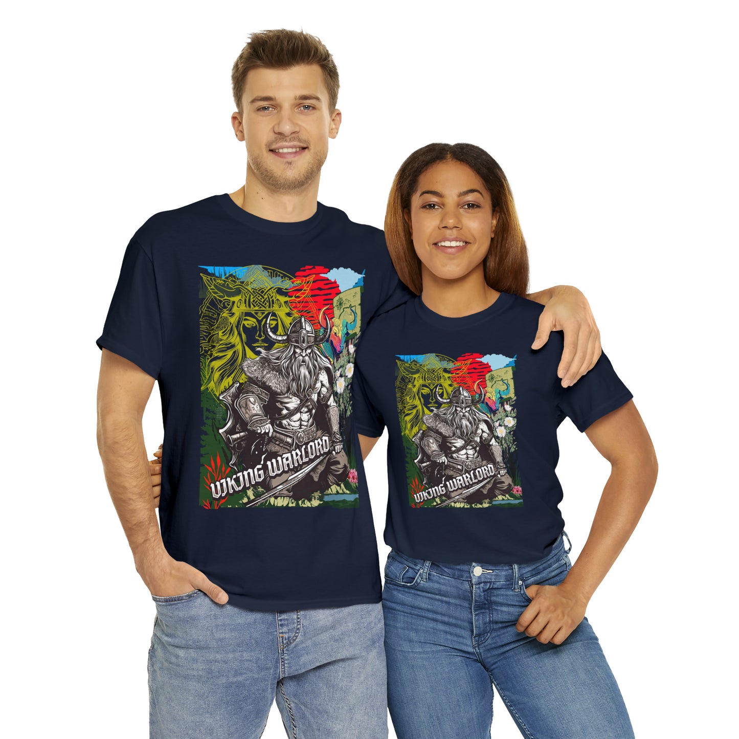 Unisex Heavy Cotton Tee  VIKING WARLORD
