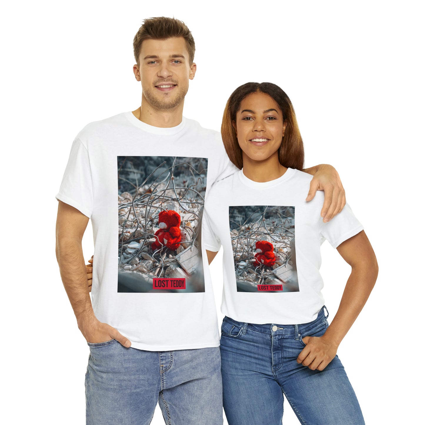 Unisex Heavy Cotton Tee Lost Teddy