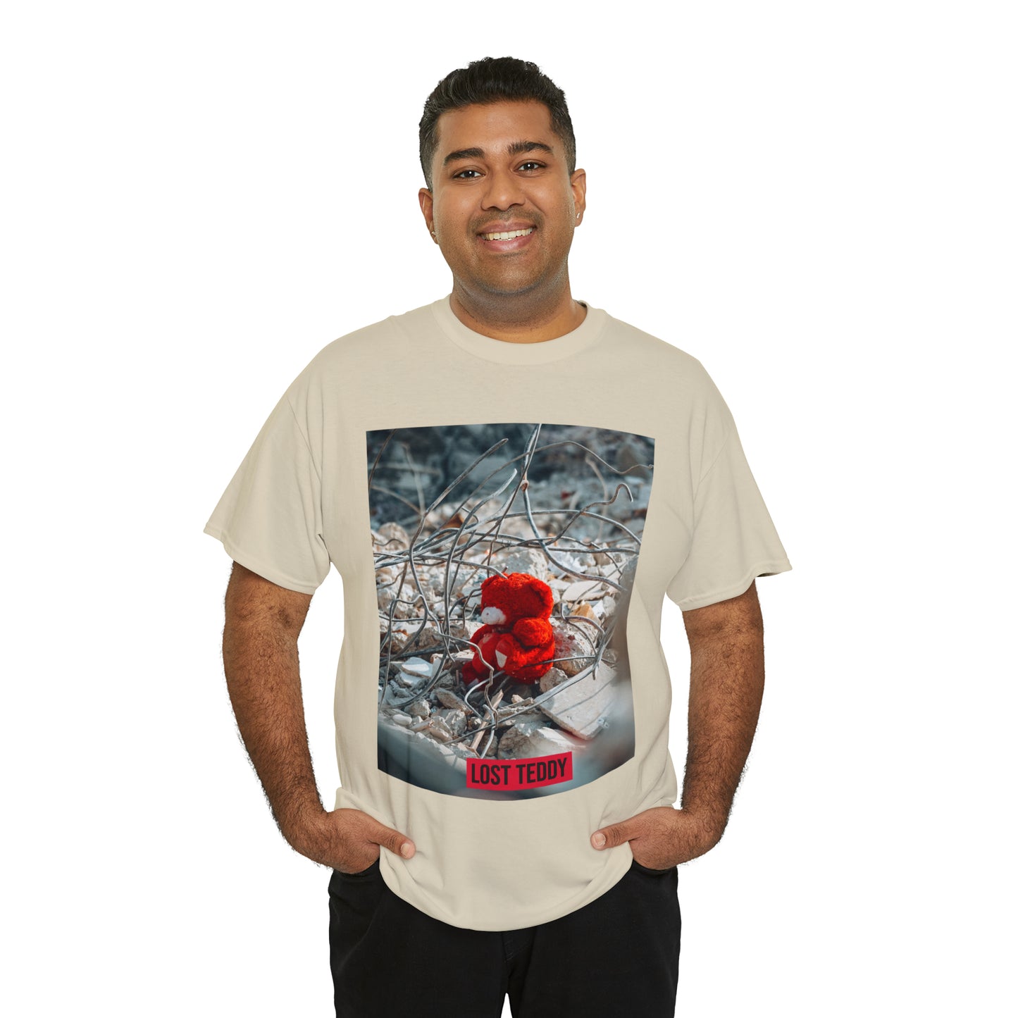 Unisex Heavy Cotton Tee Lost Teddy