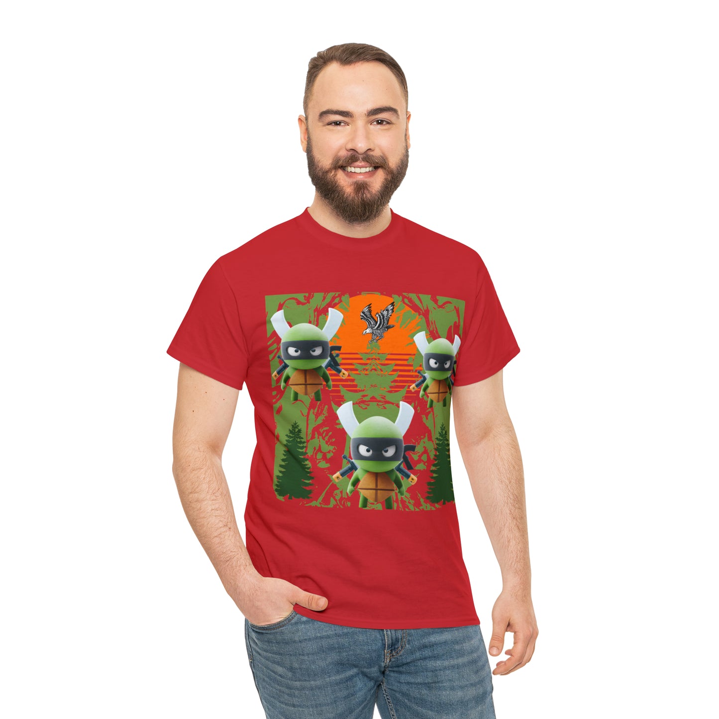 Unisex Heavy Cotton Tee The return of the three ninjas