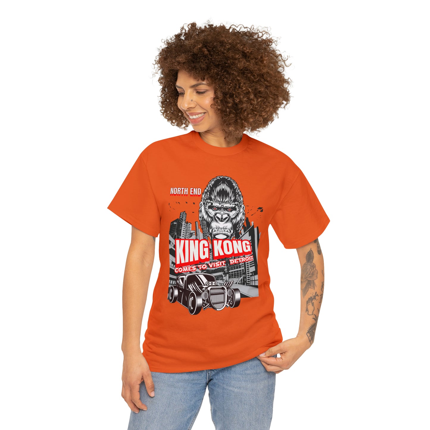 Unisex Heavy Cotton Tee NORTH END KONG