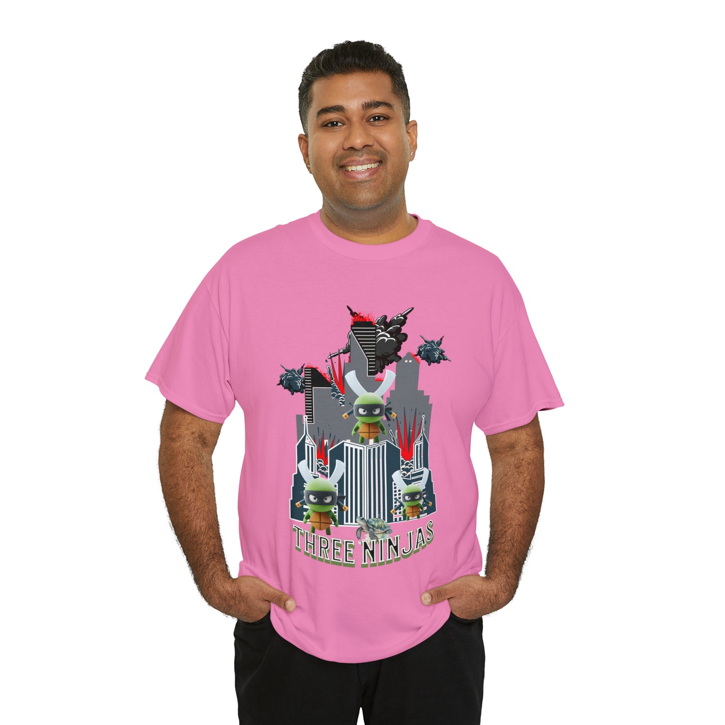 Unisex Heavy Cotton Tee  Three Ninjas