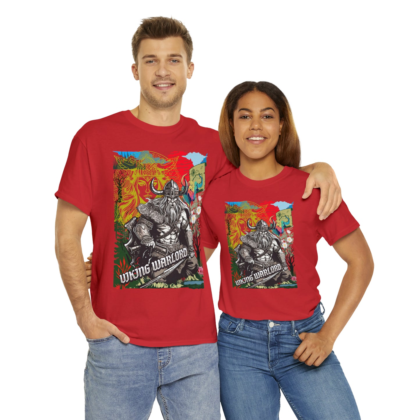 Unisex Heavy Cotton Tee  VIKING WARLORD