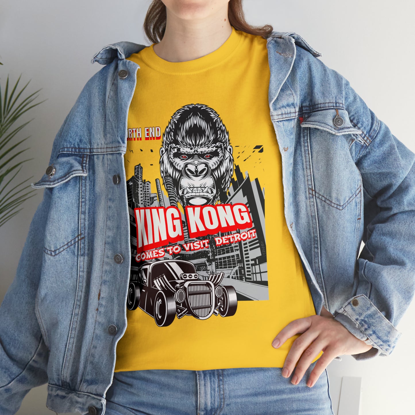Unisex Heavy Cotton Tee NORTH END KONG