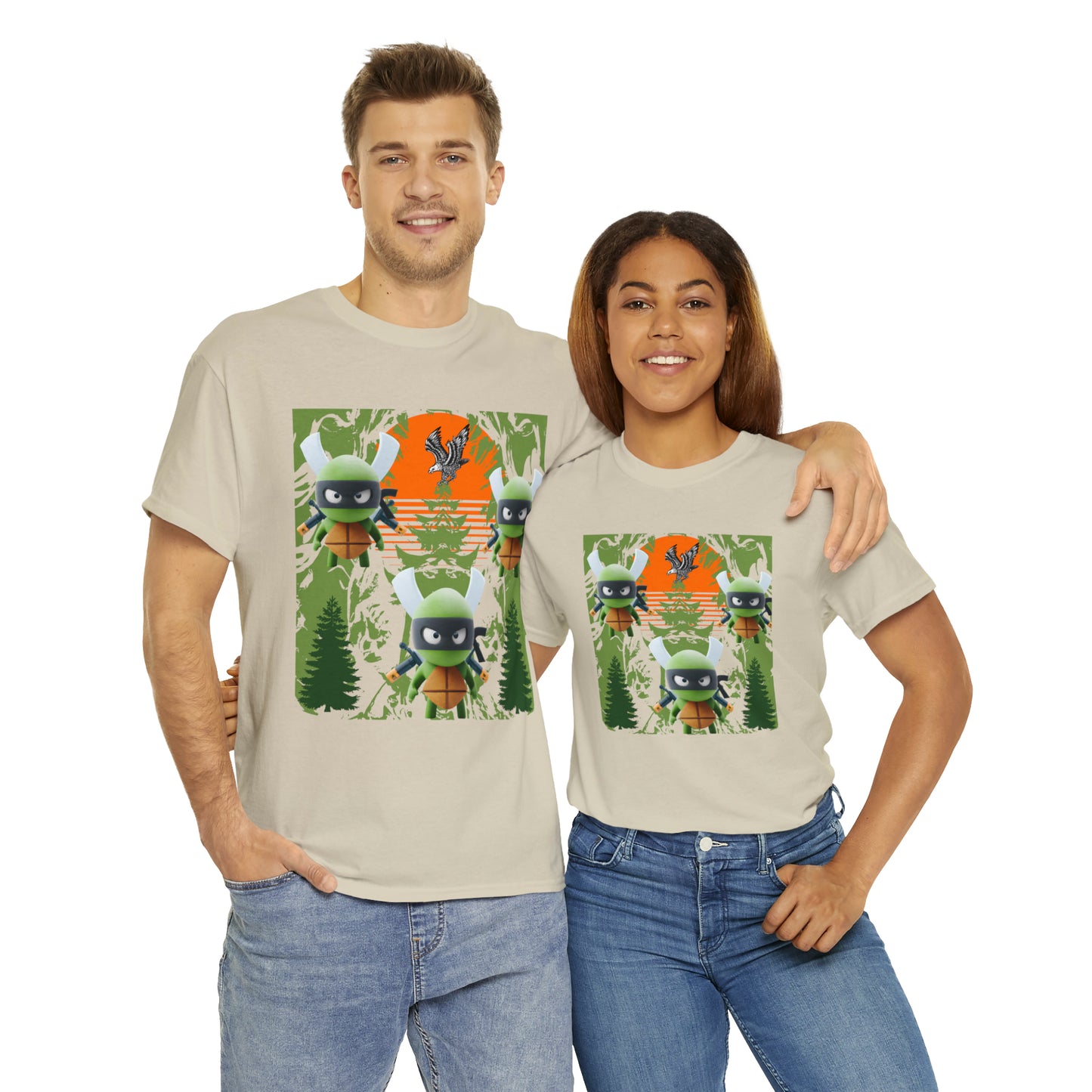 Unisex Heavy Cotton Tee The return of the three ninjas