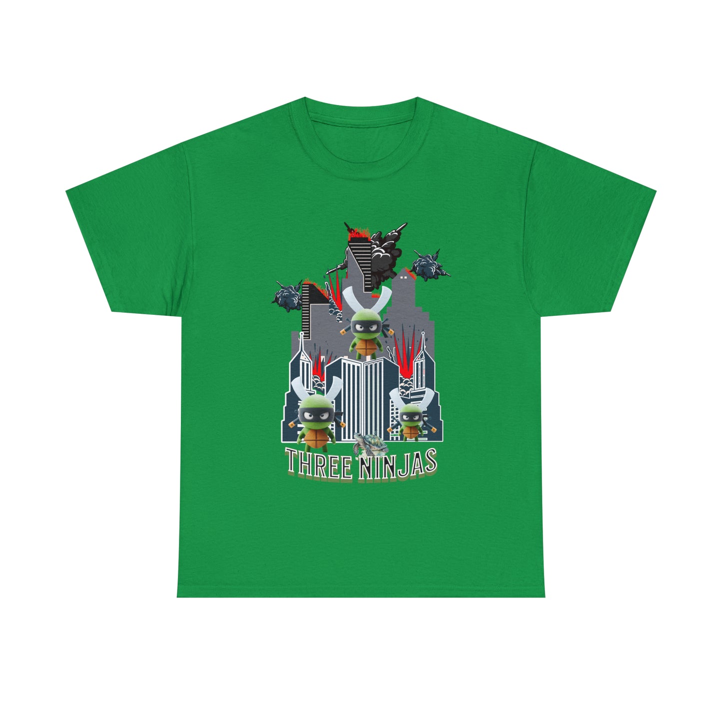 Unisex Heavy Cotton Tee  Three Ninjas