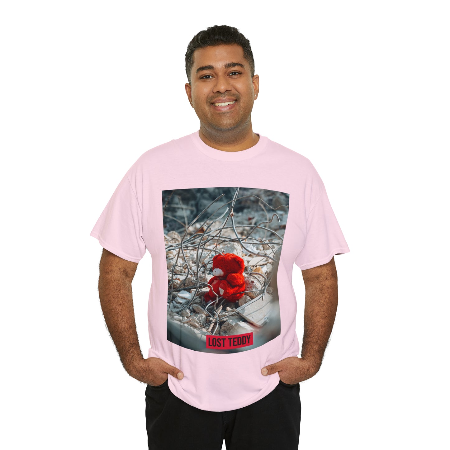 Unisex Heavy Cotton Tee Lost Teddy
