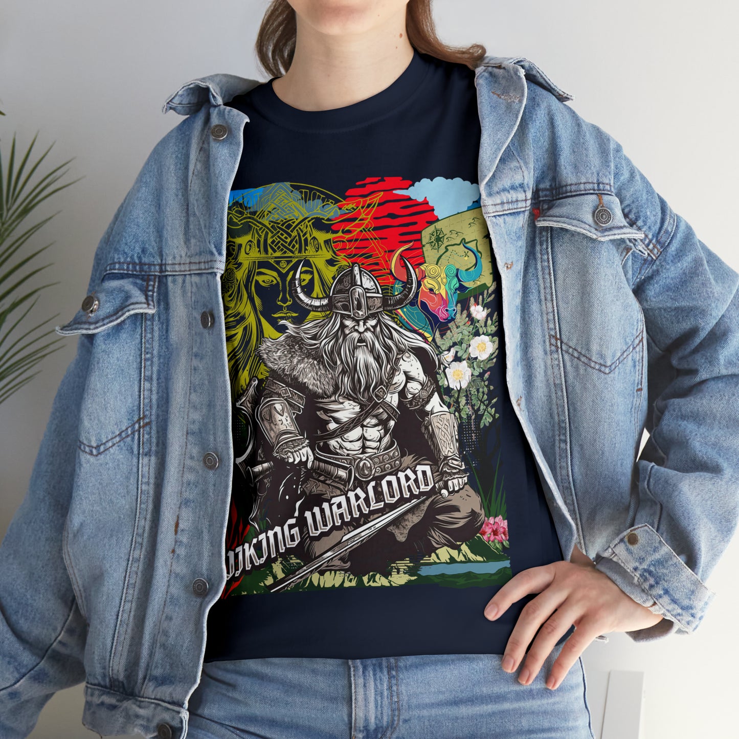 Unisex Heavy Cotton Tee  VIKING WARLORD