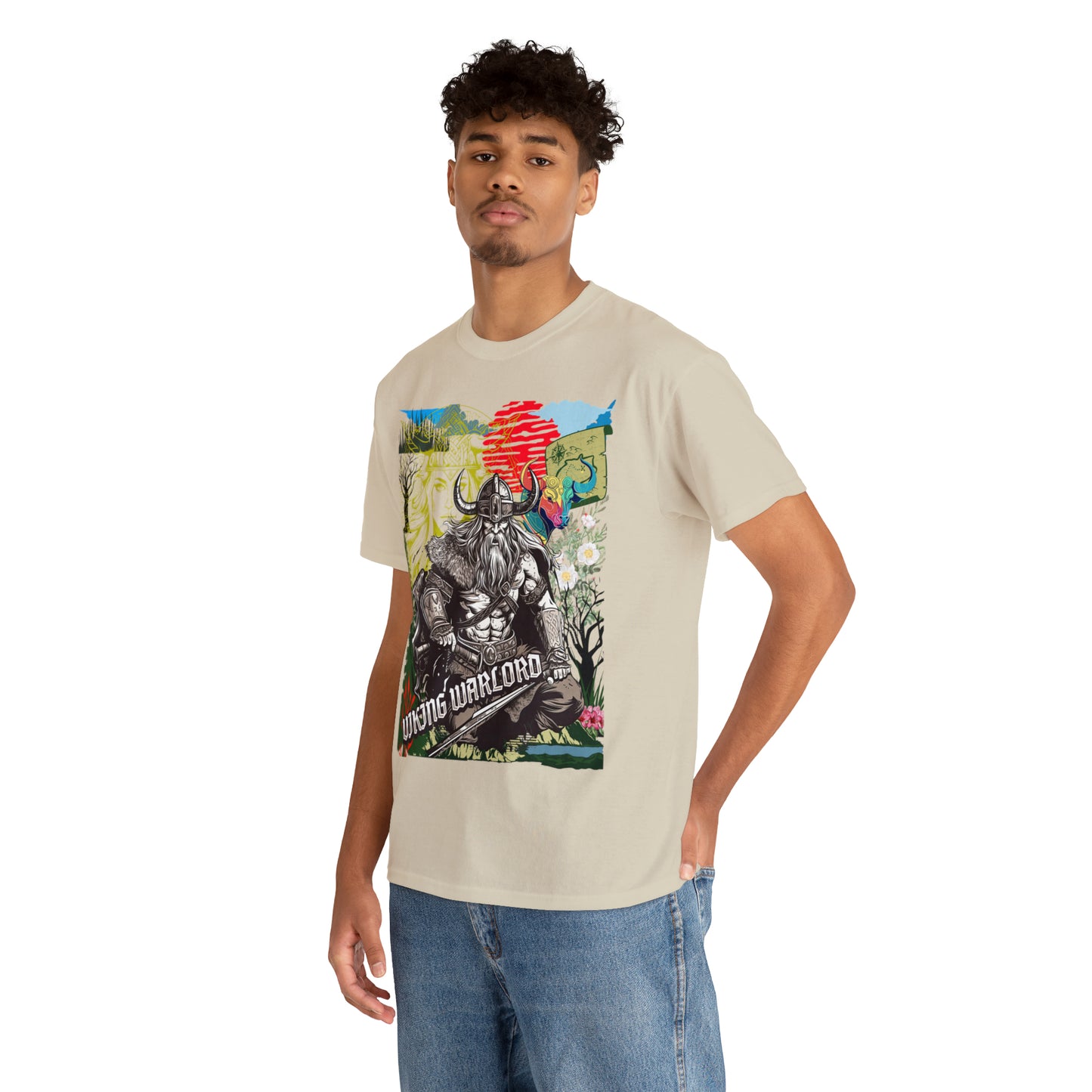 Unisex Heavy Cotton Tee  VIKING WARLORD