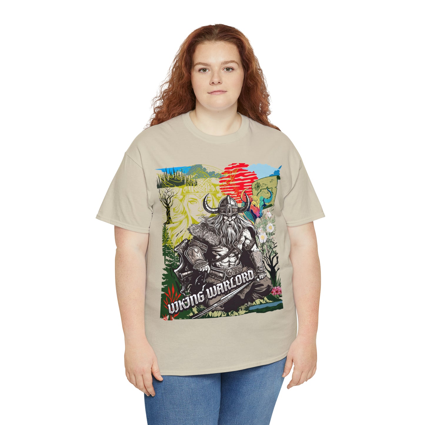 Unisex Heavy Cotton Tee  VIKING WARLORD