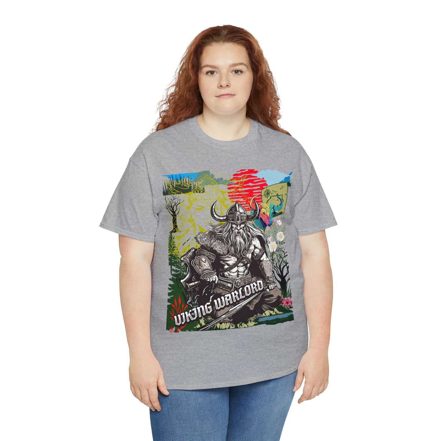 Unisex Heavy Cotton Tee  VIKING WARLORD