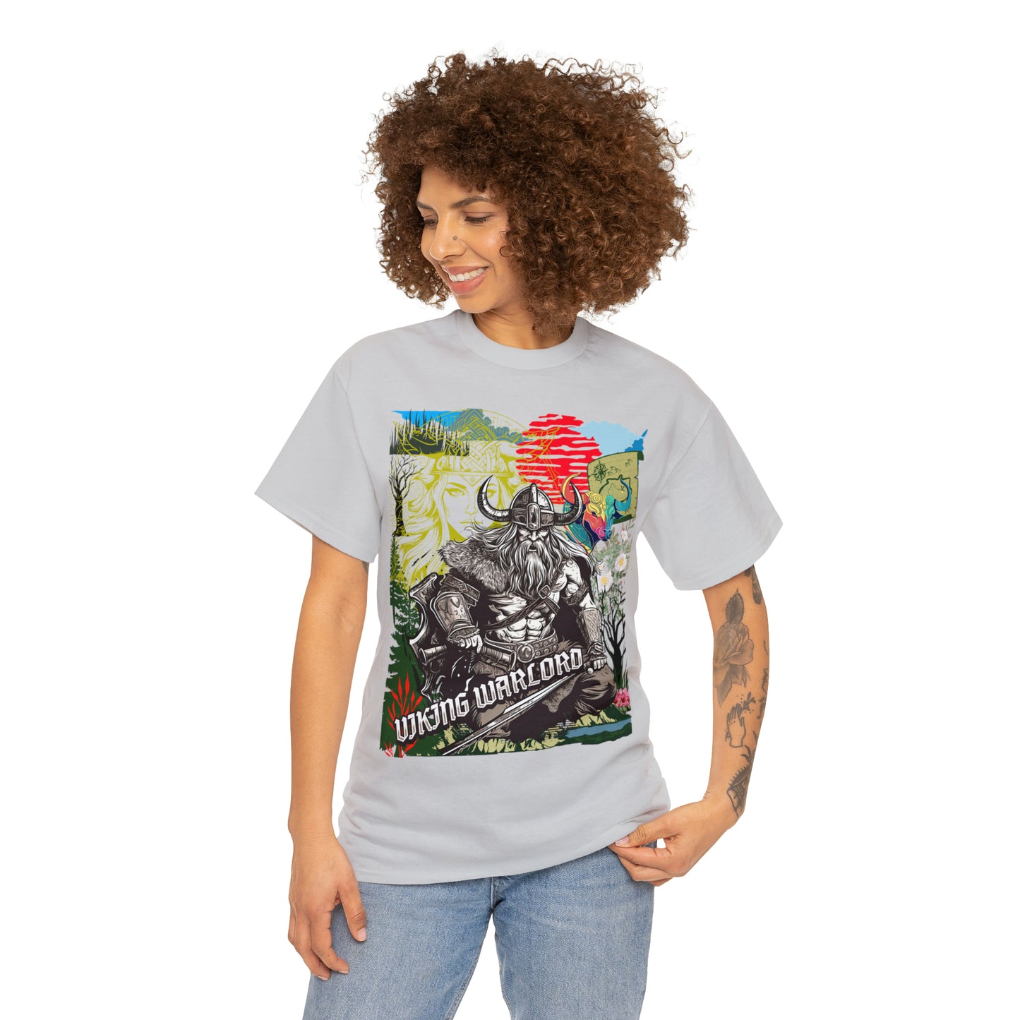 Unisex Heavy Cotton Tee  VIKING WARLORD