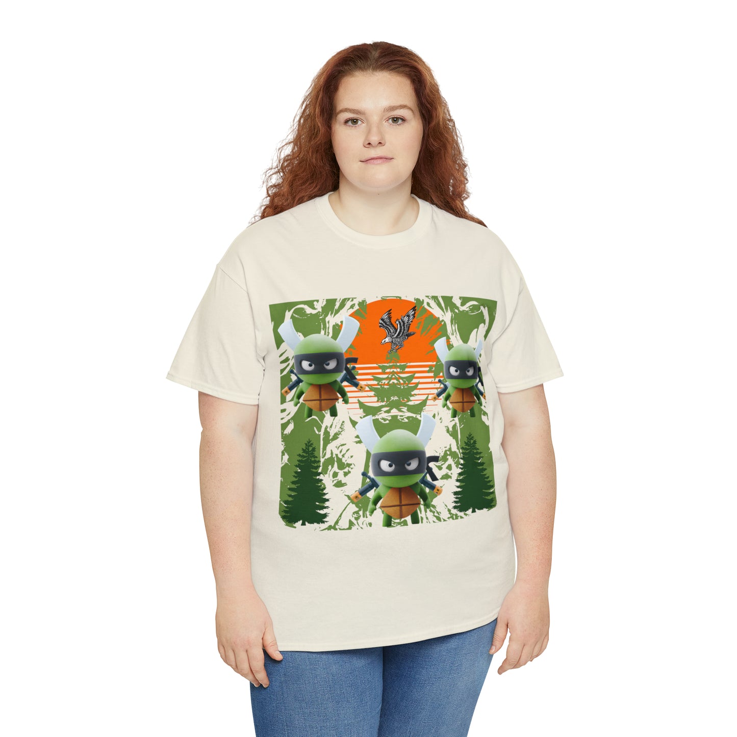 Unisex Heavy Cotton Tee The return of the three ninjas