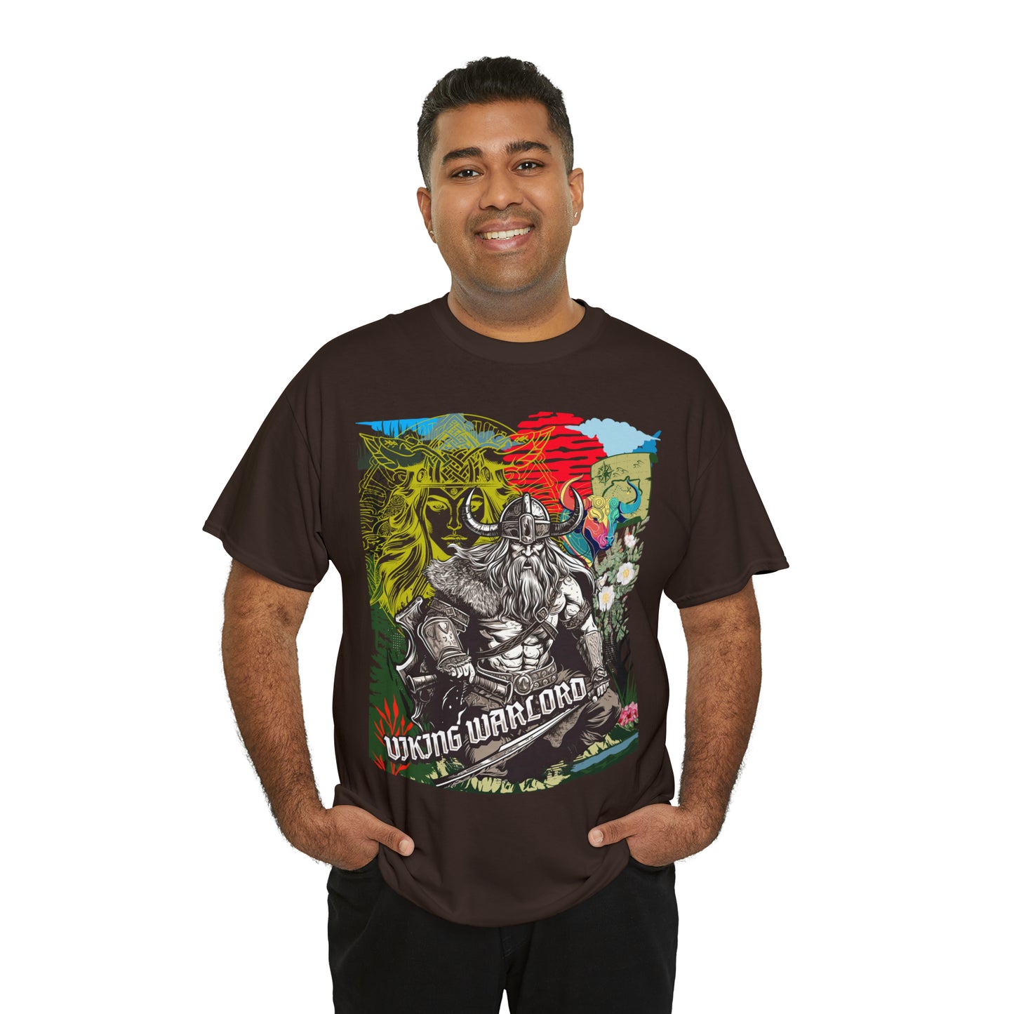 Unisex Heavy Cotton Tee  VIKING WARLORD