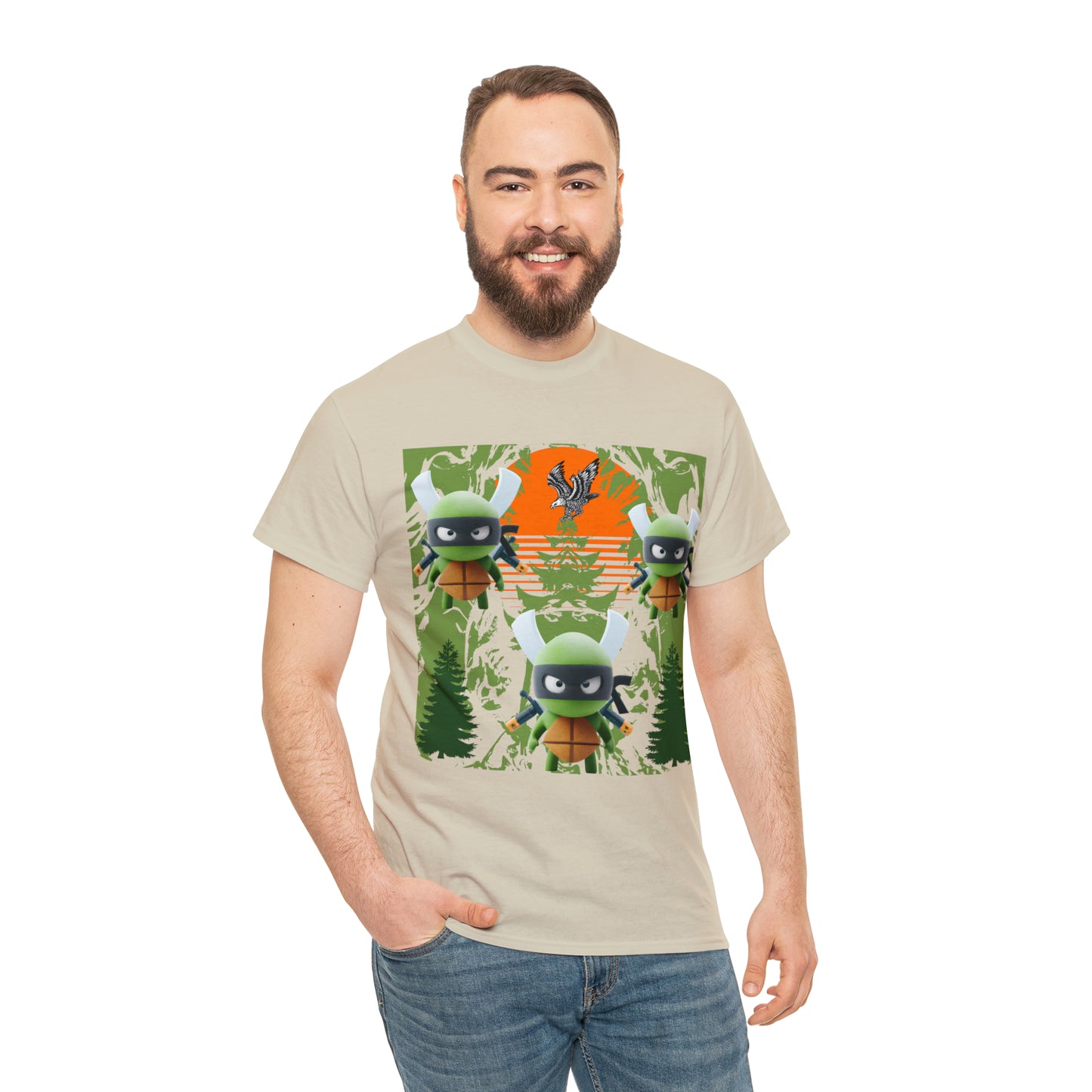 Unisex Heavy Cotton Tee The return of the three ninjas