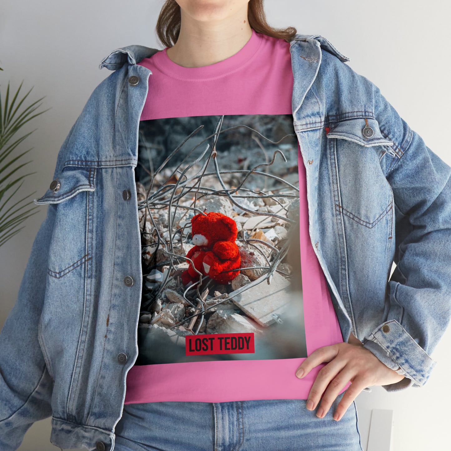 Unisex Heavy Cotton Tee Lost Teddy