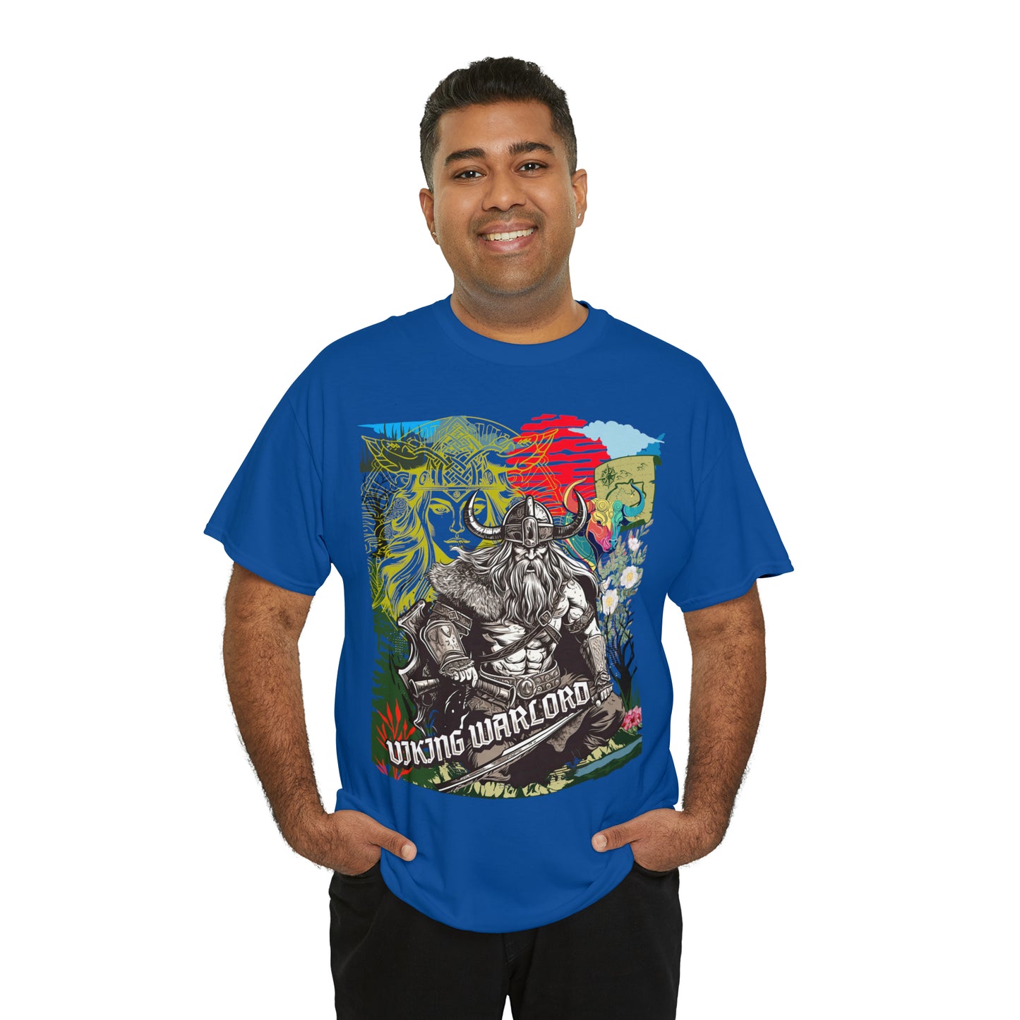 Unisex Heavy Cotton Tee  VIKING WARLORD