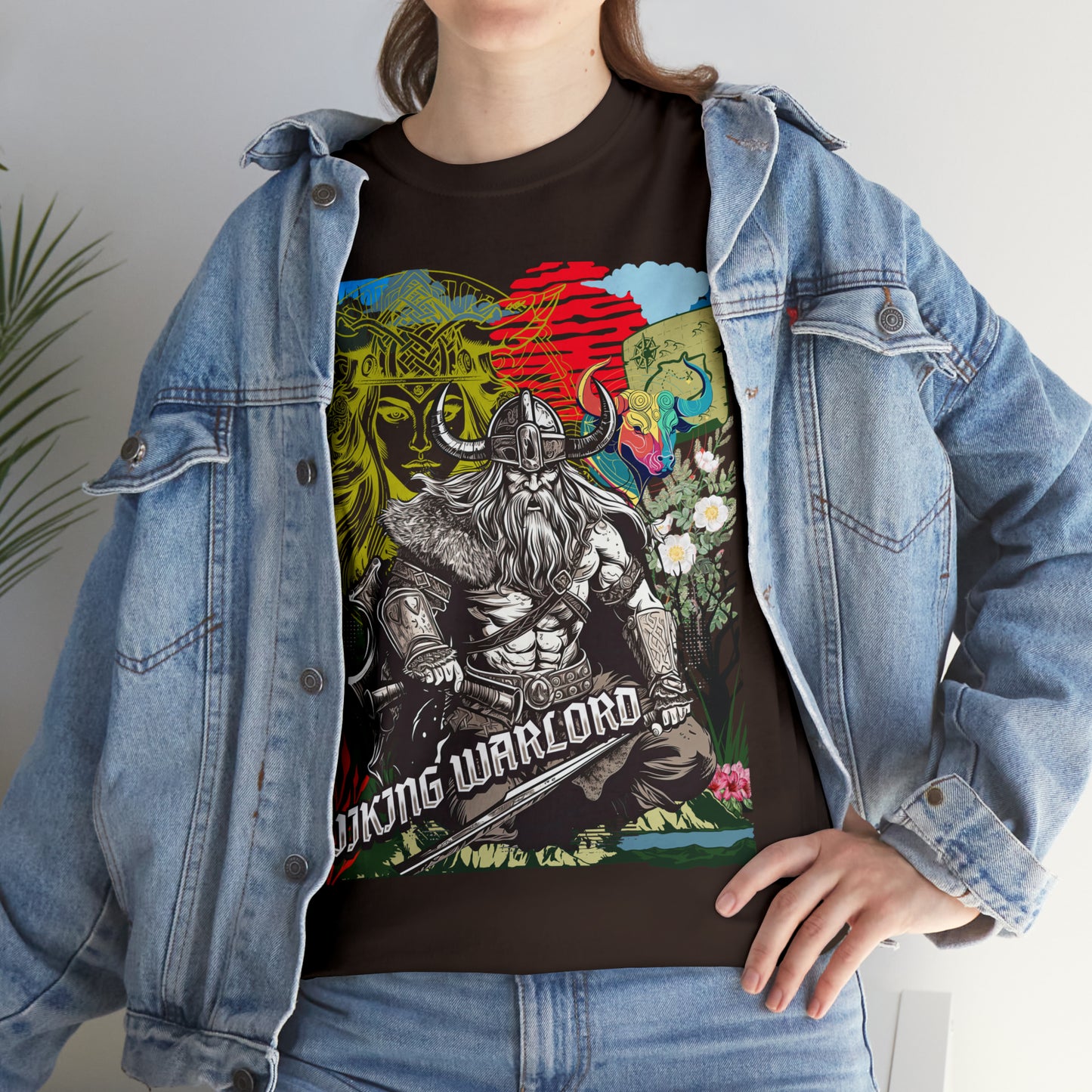 Unisex Heavy Cotton Tee  VIKING WARLORD