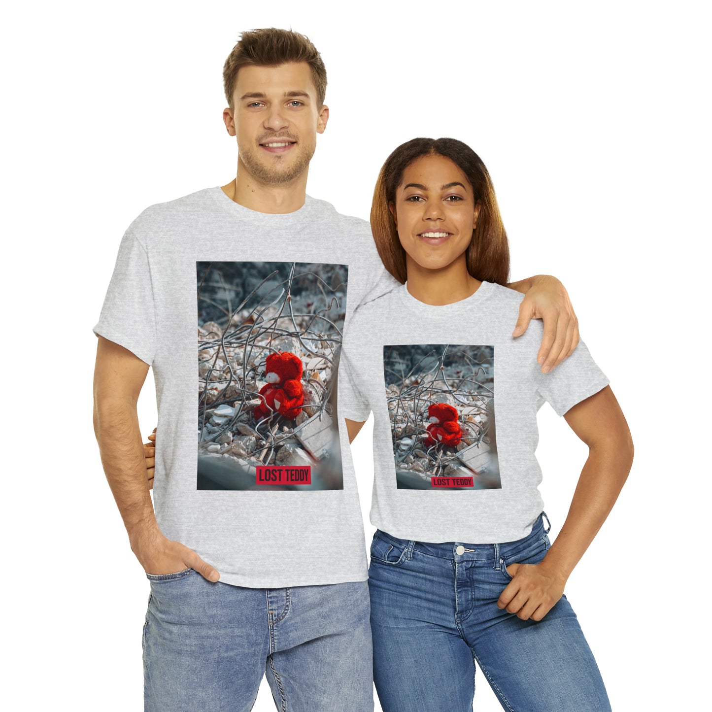 Unisex Heavy Cotton Tee Lost Teddy