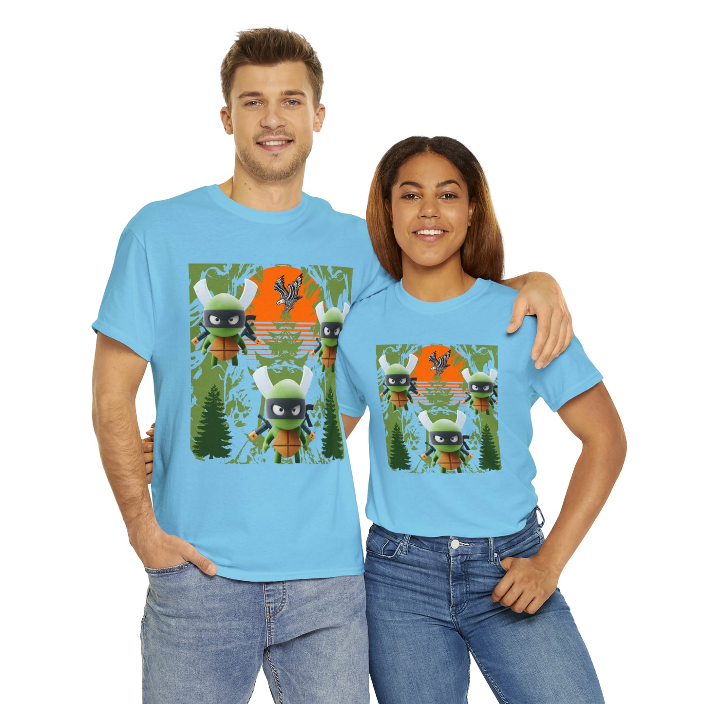 Unisex Heavy Cotton Tee The return of the three ninjas