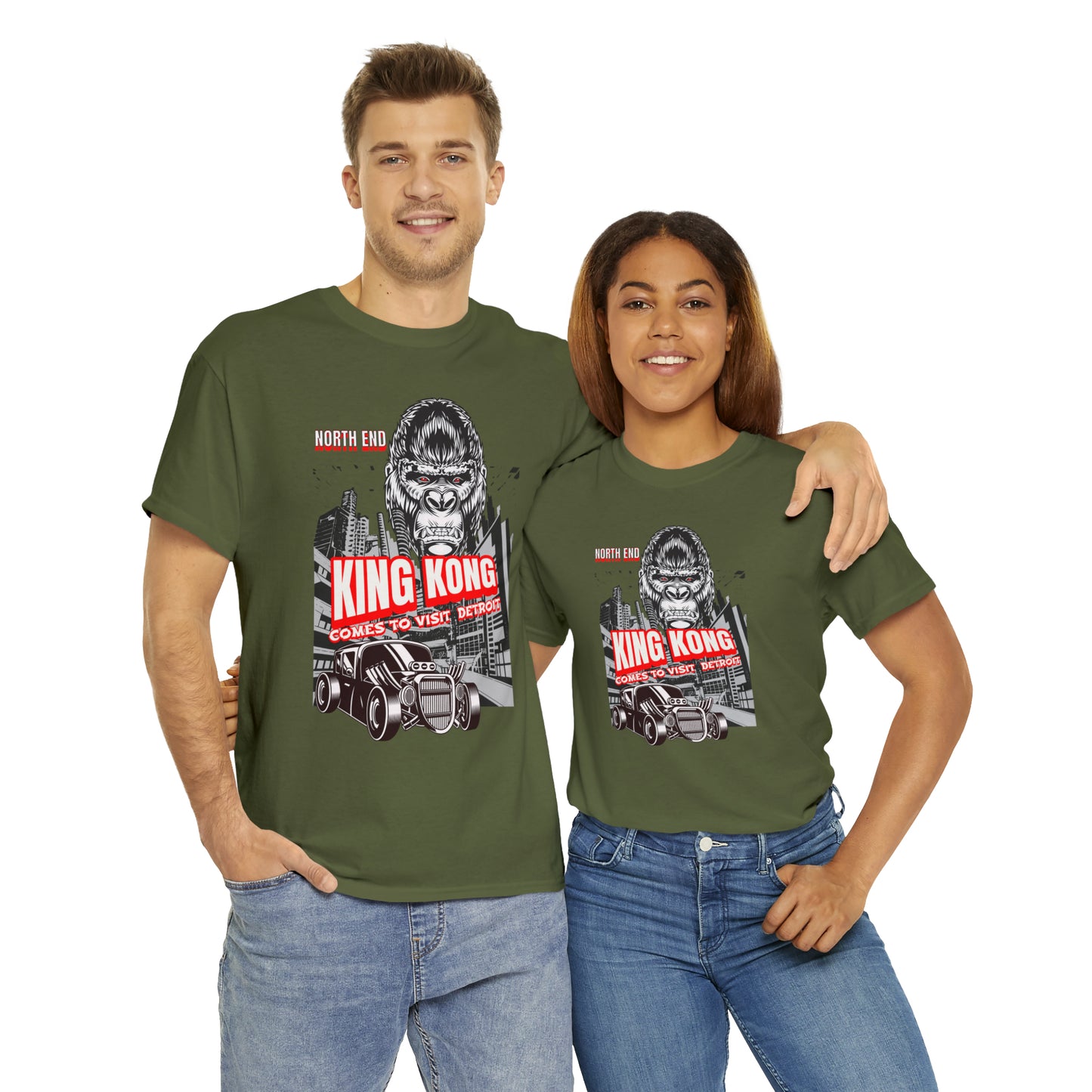 Unisex Heavy Cotton Tee NORTH END KONG